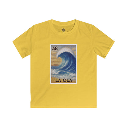 Wave Lotería Kids - Soft Style U.S. Cotton T-Shirt (La Ola)