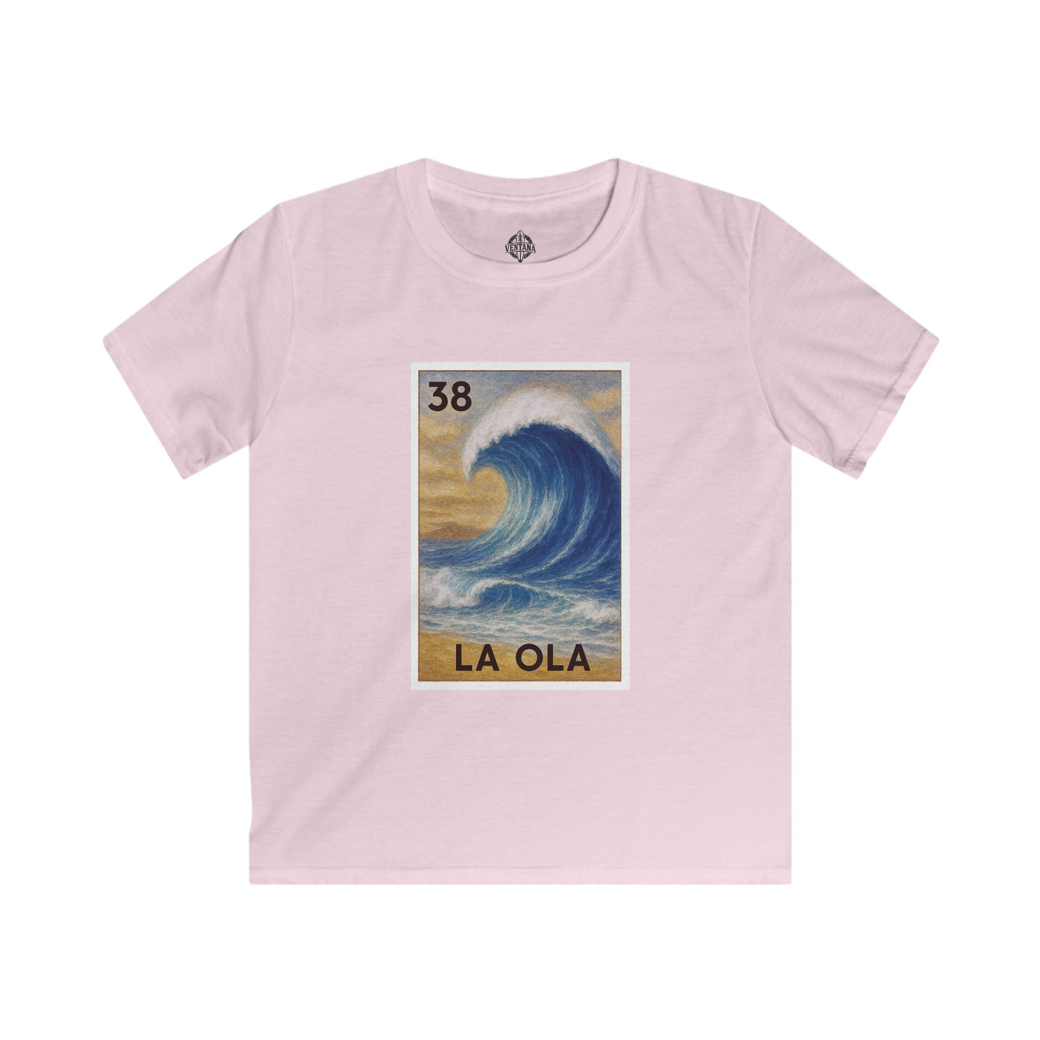 Wave Lotería Kids - Soft Style U.S. Cotton T-Shirt (La Ola)