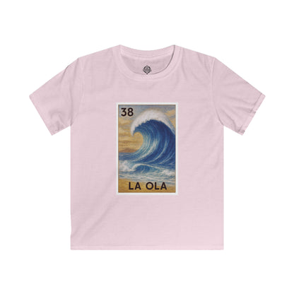 Wave Lotería Kids - Soft Style U.S. Cotton T-Shirt (La Ola)