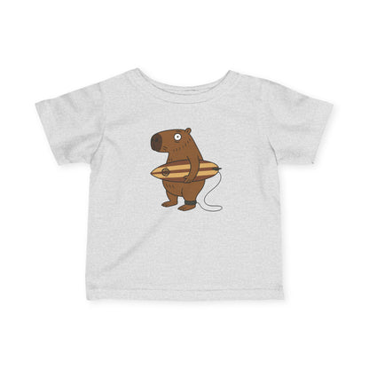 Capybara Surfer - Infant 100% Cotton T-Shirt