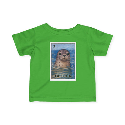 Seal Lotería - Infant 100% Cotton T-Shirt (La Foca)