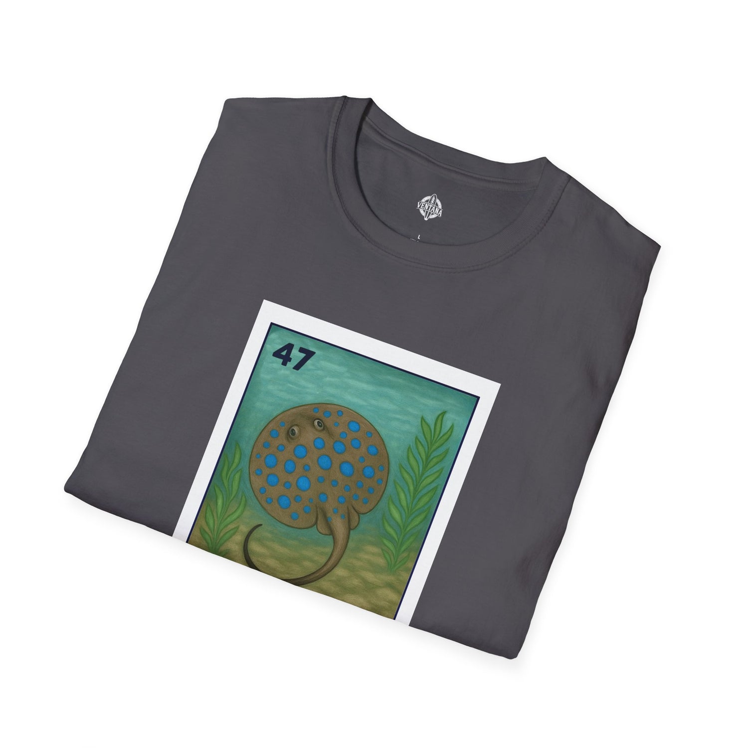 Stingray Lotería Unisex - Soft Style U.S. Cotton T-Shirt (La Raya Venenosa)
