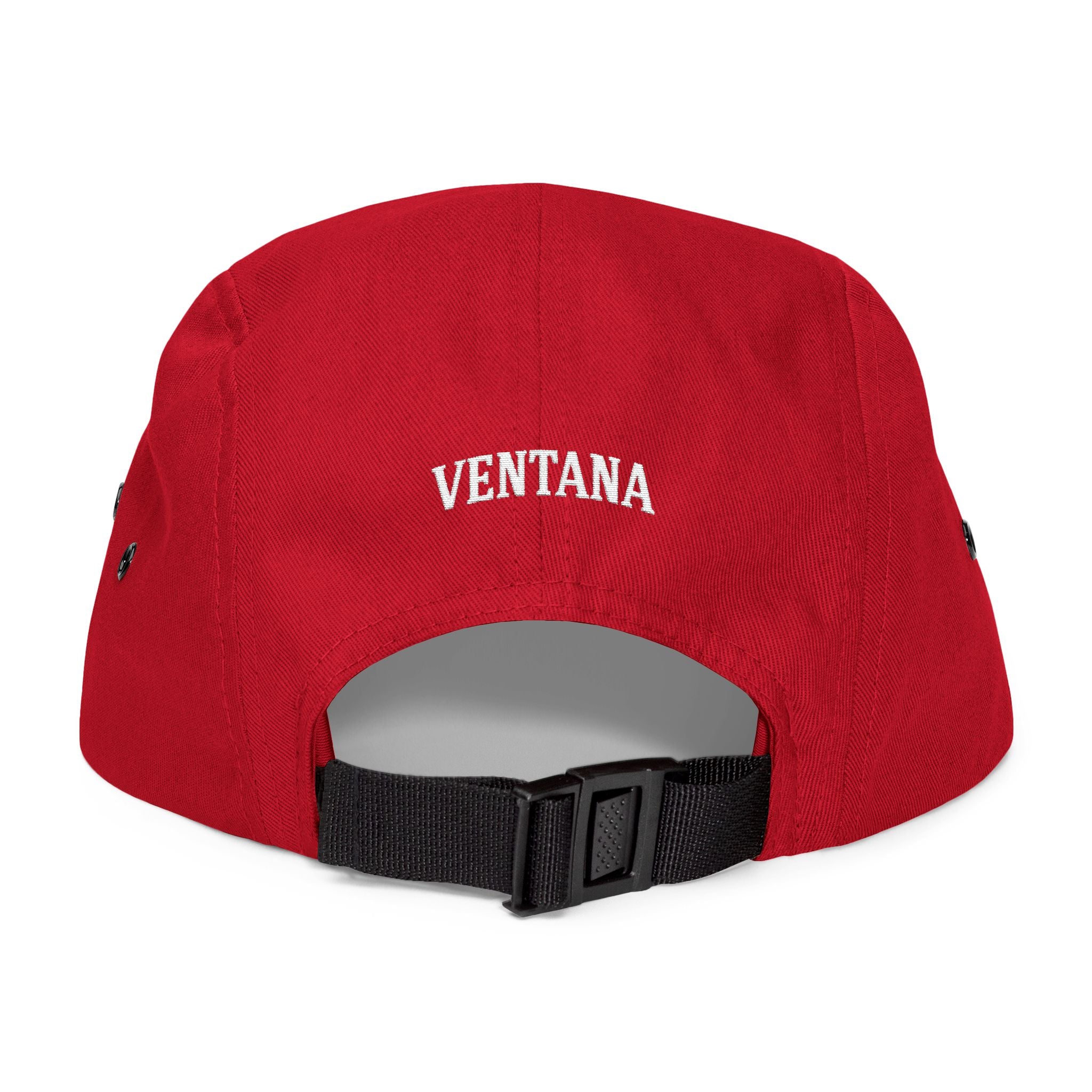 Ventana Three Board Embroidered 5 Panel Cap - 100% Cotton