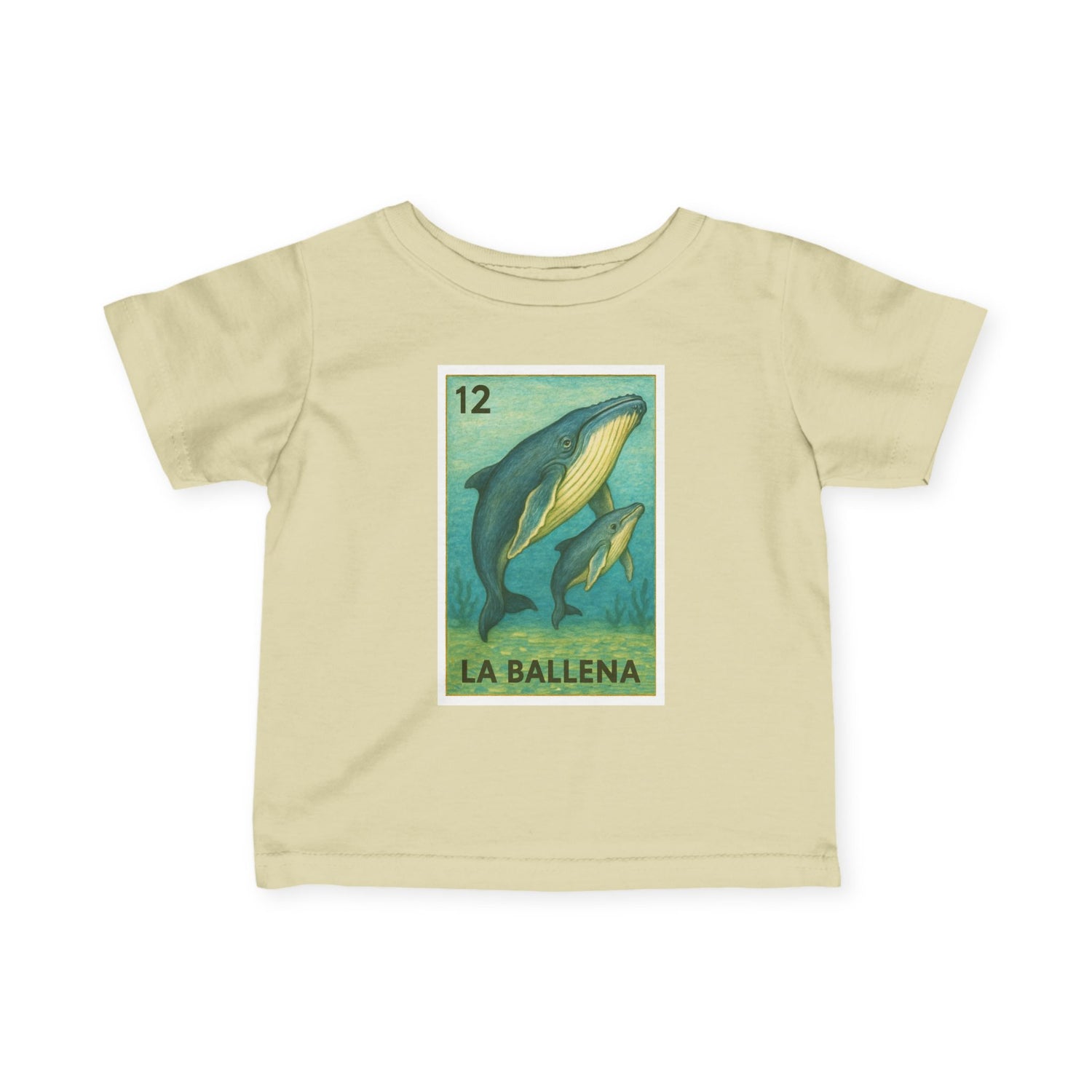 Whale Lotería - Infant 100% Cotton T-Shirt (La Ballena)