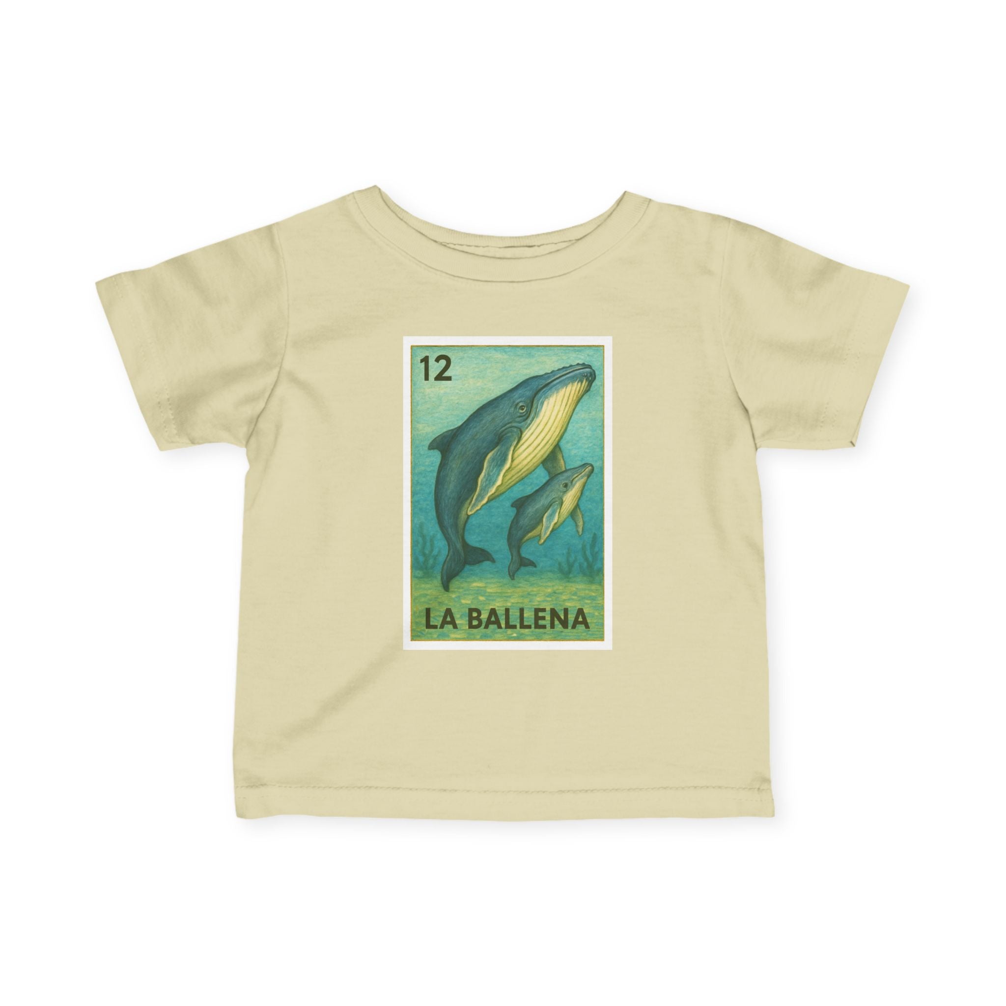 Whale Lotería - Infant 100% Cotton T-Shirt (La Ballena)