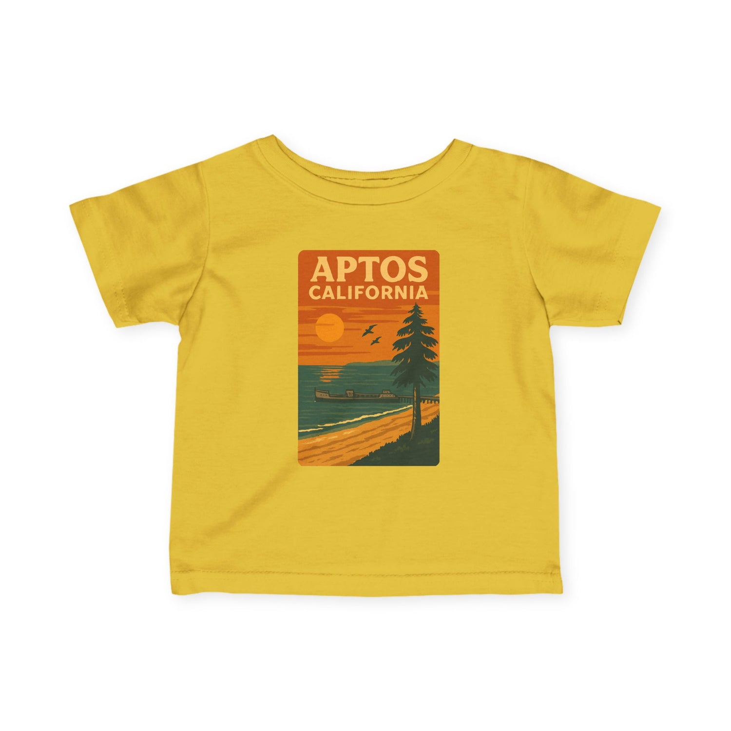 Aptos California Sunset - Infant 100% Cotton T-Shirt