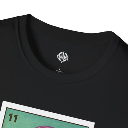 Sea Jelly Lotería Unisex - Soft Style U.S. Cotton T-Shirt (La Medusa)