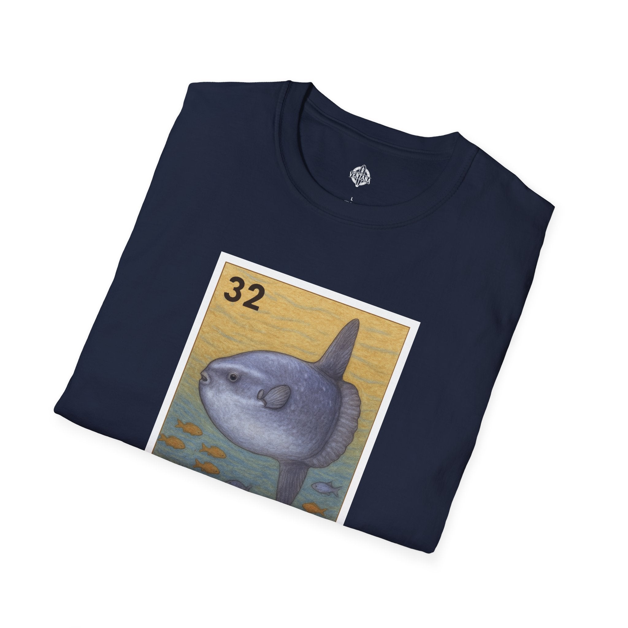 Sunfish Lotería Unisex - Soft Style U.S. Cotton T-Shirt (El Pez Luna)