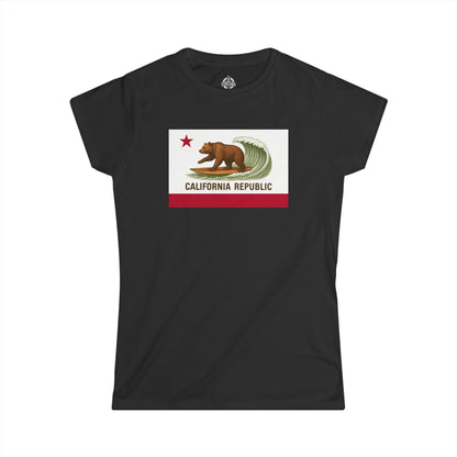 California Surfing Bear Flag Women&