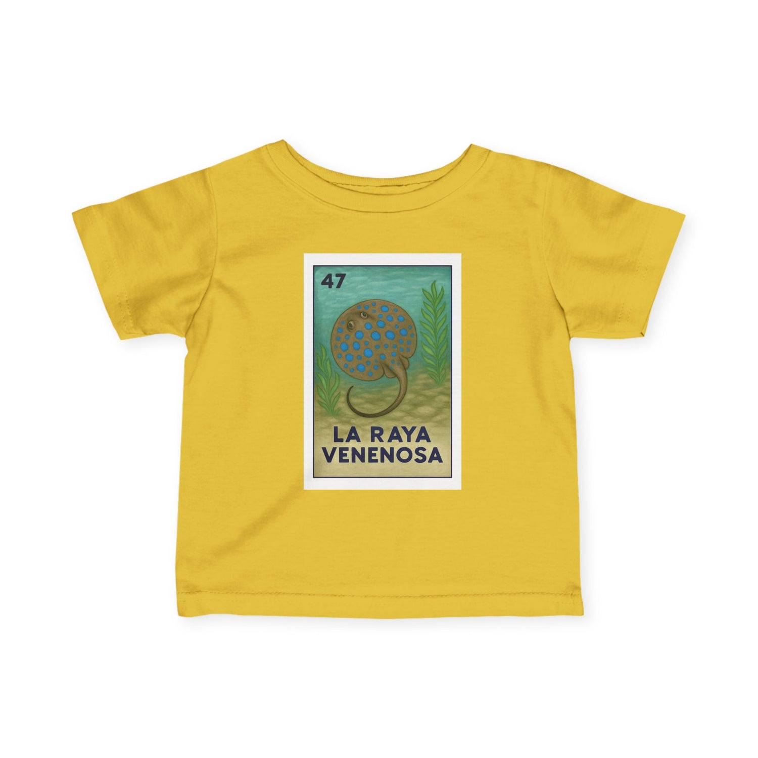 Stingray Lotería - Infant 100% Cotton T-Shirt (La Orca)