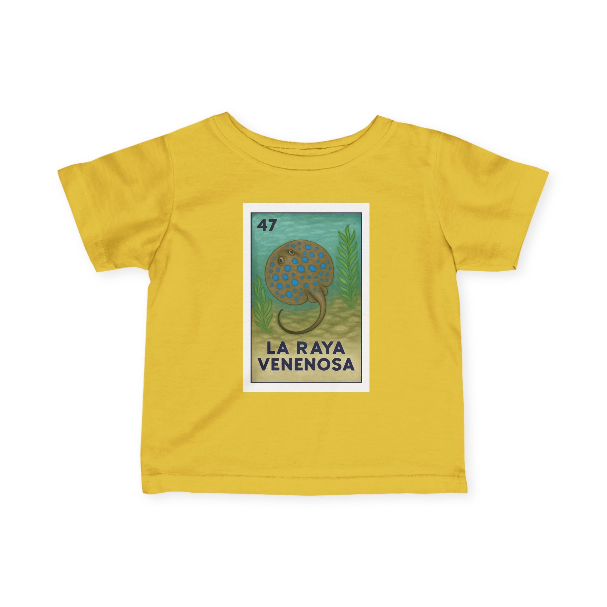Stingray Lotería - Infant 100% Cotton T-Shirt (La Orca)