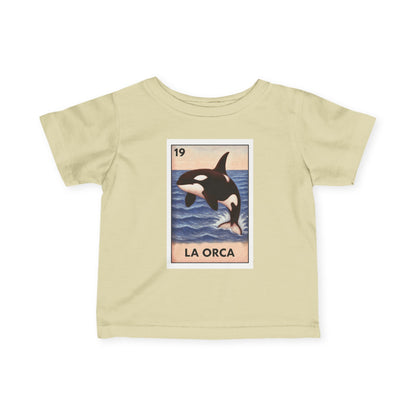 Orca Lotería - Infant 100% Cotton T-Shirt (La Orca)