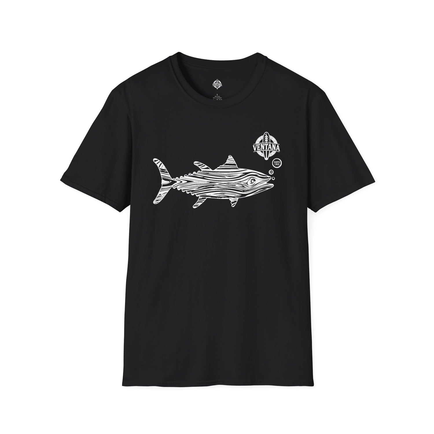 Ventana Wooden Tuna Unisex - Soft Style U.S. Cotton T-Shirt