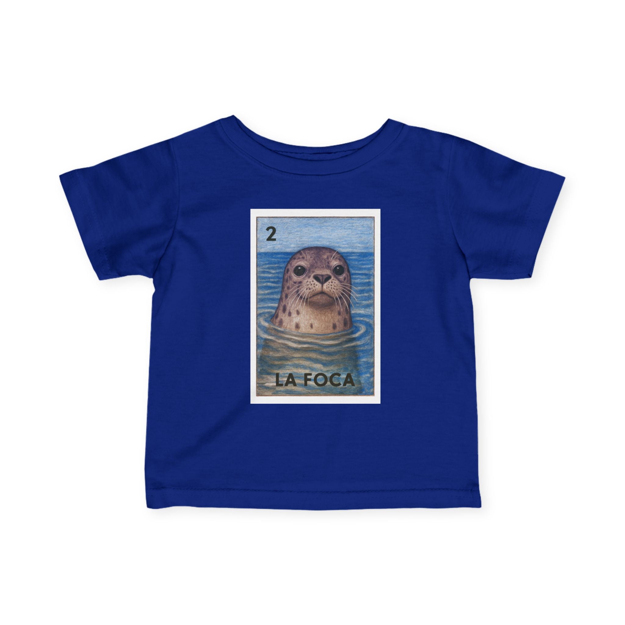 Seal Lotería - Infant 100% Cotton T-Shirt (La Foca)