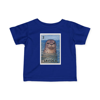 Seal Lotería - Infant 100% Cotton T-Shirt (La Foca)