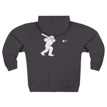 Ventana Sluggersquatch Unisex - Zip Cotton Blend Fleece Hoodie