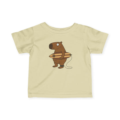 Capybara Surfer - Infant 100% Cotton T-Shirt