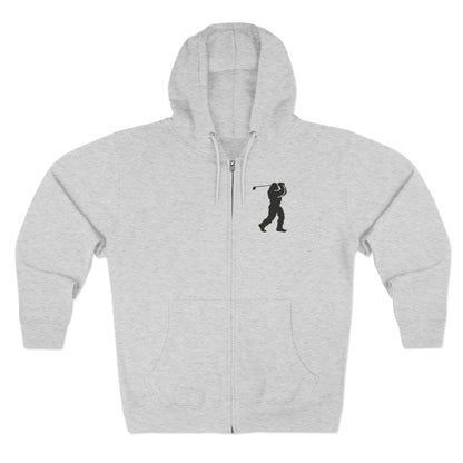 Ventana Golfsquatch Unisex - Zip Cotton Blend Fleece Hoodie