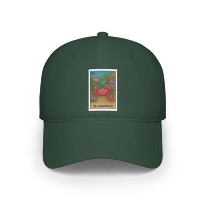 Crab Lotería Unisex - 100% Cotton Baseball Cap (El Cangrejo)