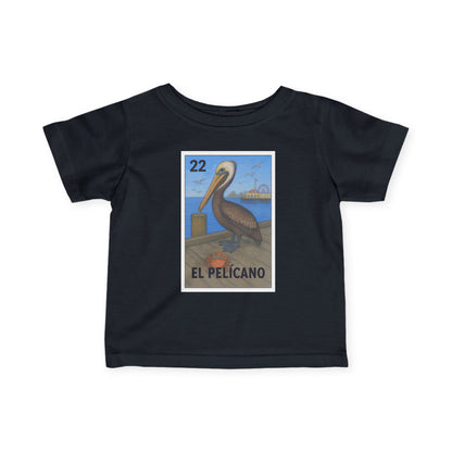 Pelican Lotería - Infant 100% Cotton T-Shirt (El Pelícano)