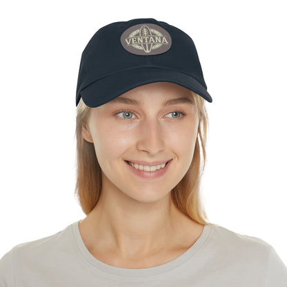 Ventana Treefish Logo Vegan Leather Patch Hat