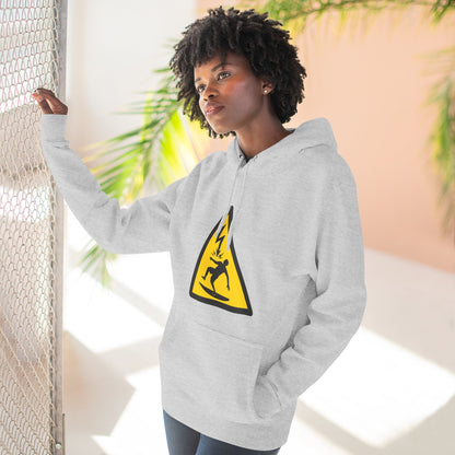 Electric Surfer Unisex - Pull-Over Cotton Blend Fleece Hoodie