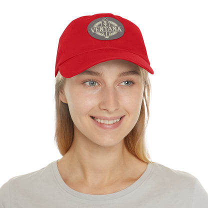 Ventana Treefish Logo Vegan Leather Patch Hat