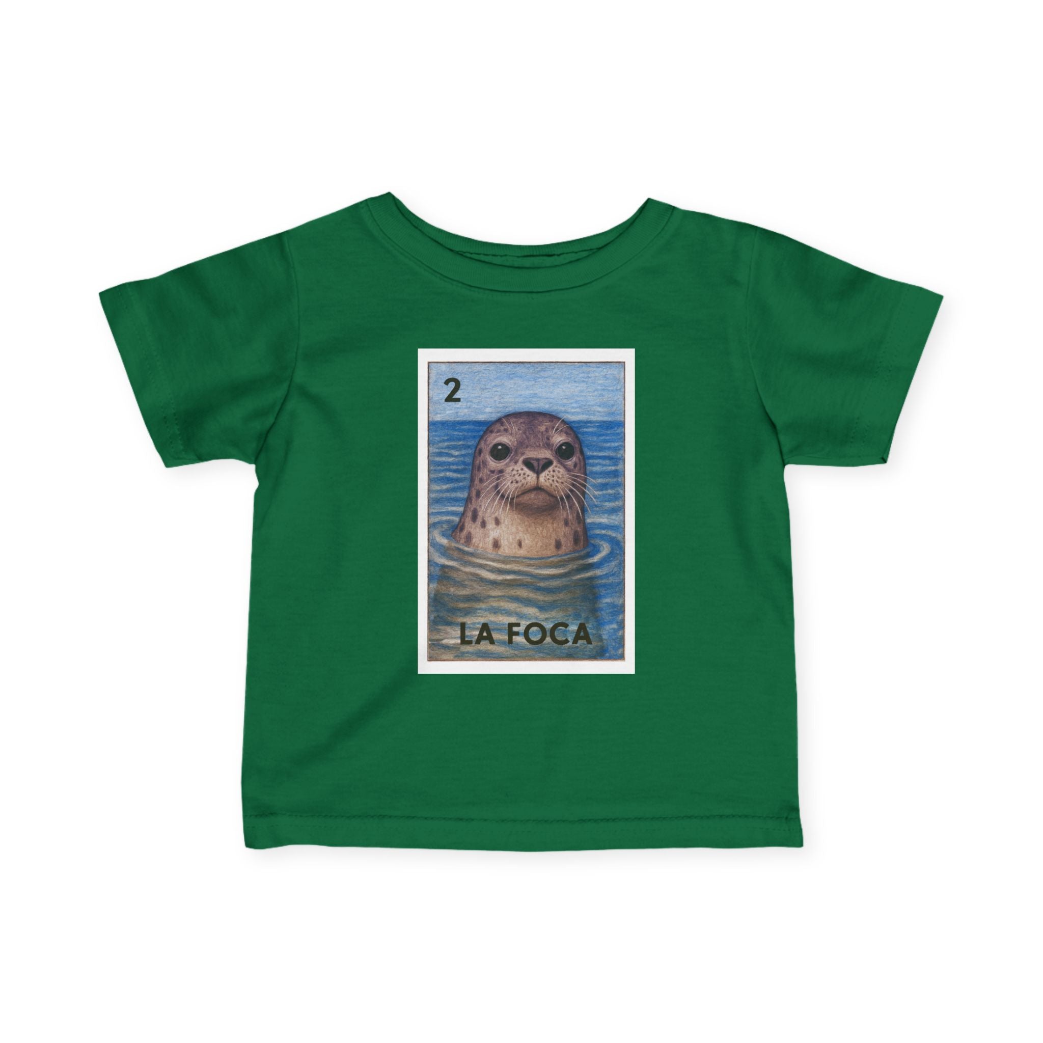 Seal Lotería - Infant 100% Cotton T-Shirt (La Foca)