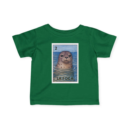 Seal Lotería - Infant 100% Cotton T-Shirt (La Foca)