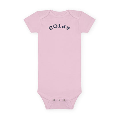 Aptos California Upside Down - Baby Short Sleeve 100% Cotton Onesie