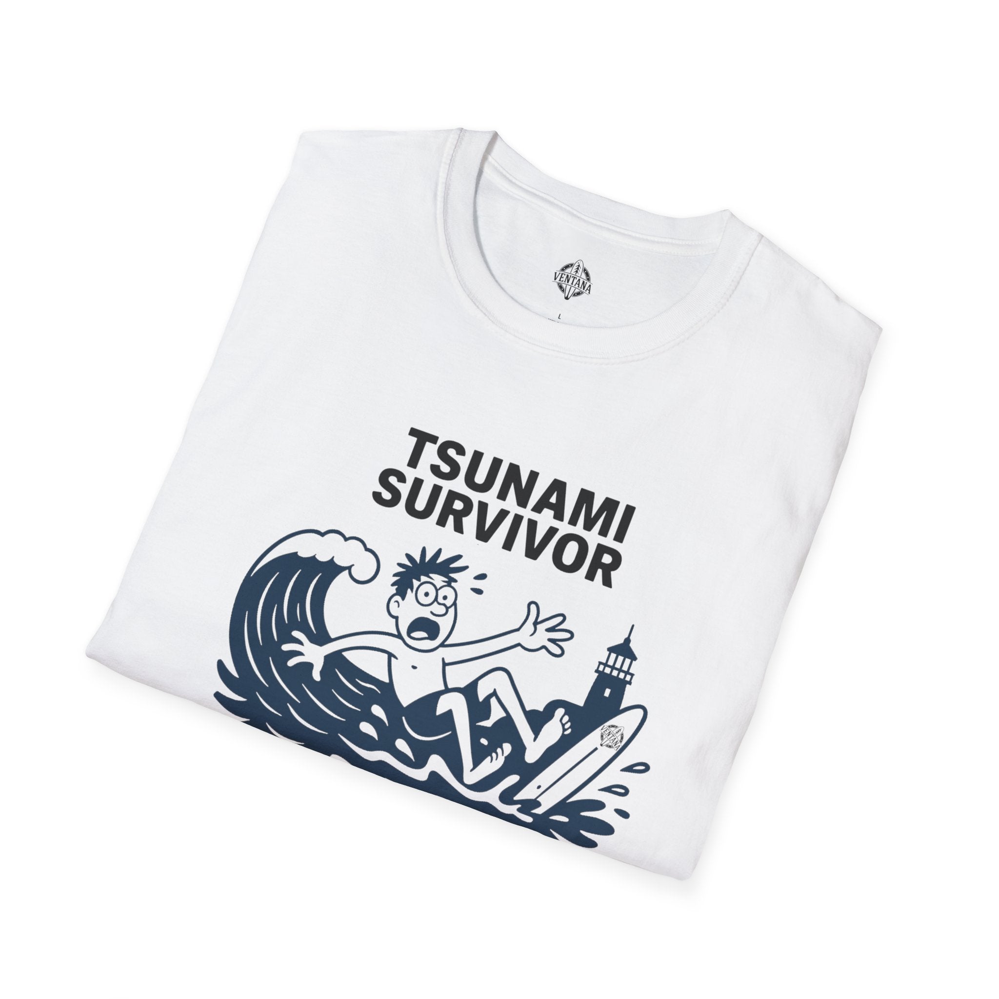 Tsunami Survivor Unisex - Soft Style U.S. Cotton T-Shirt