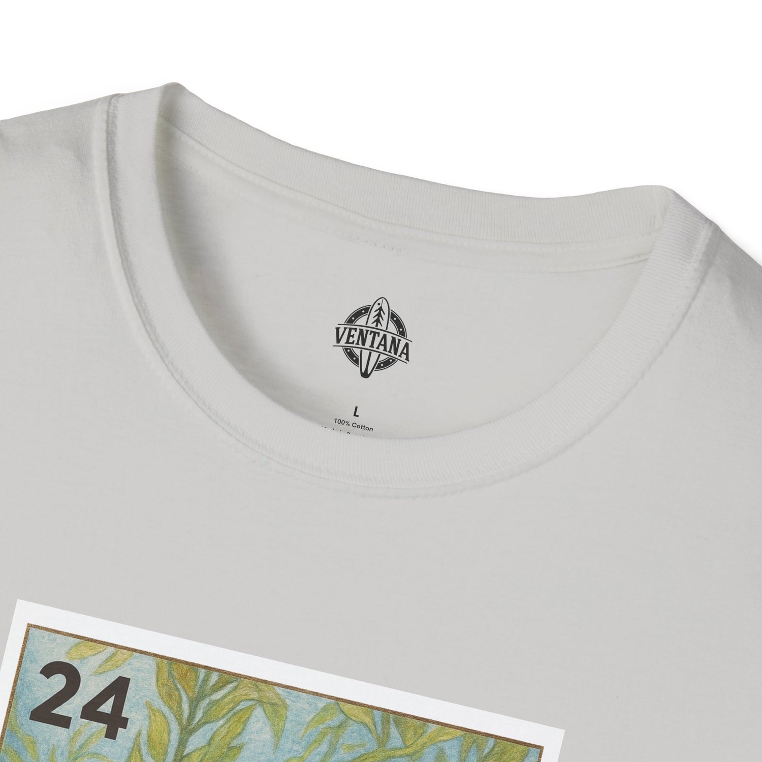Kelp Forest Lotería Unisex - Soft Style U.S. Cotton T-Shirt (El Bosque de Algas)