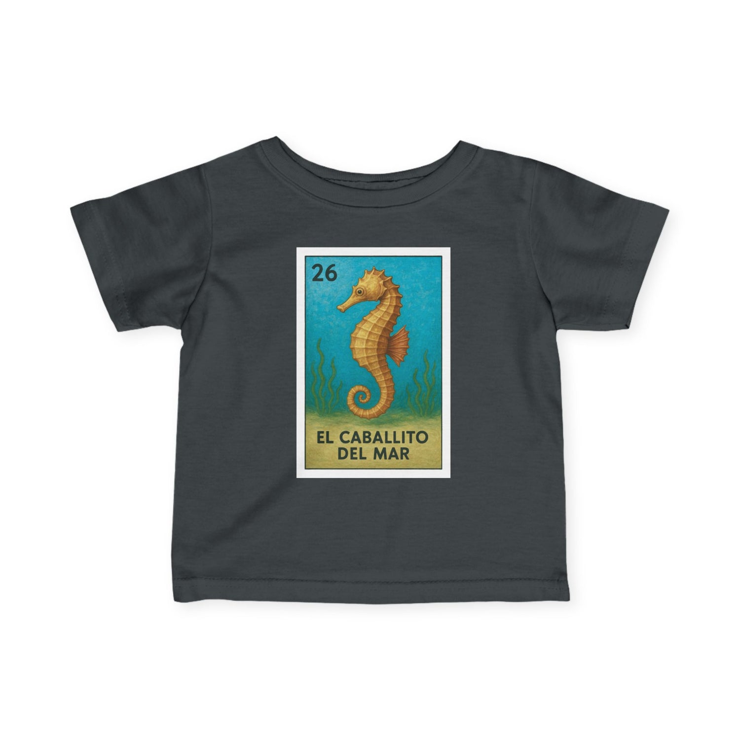 Seahorse Lotería - Infant 100% Cotton T-Shirt (La Orca)