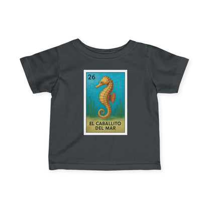 Seahorse Lotería - Infant 100% Cotton T-Shirt (La Orca)