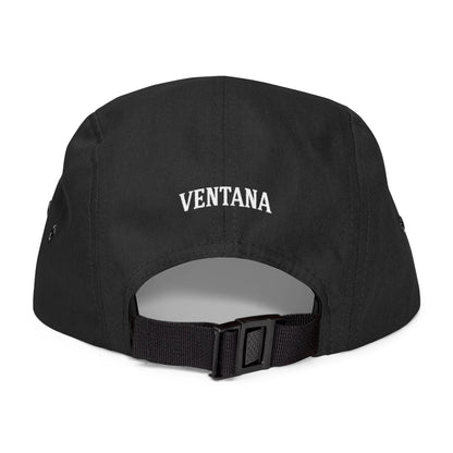 Ventana Three Board Embroidered 5 Panel Cap - 100% Cotton
