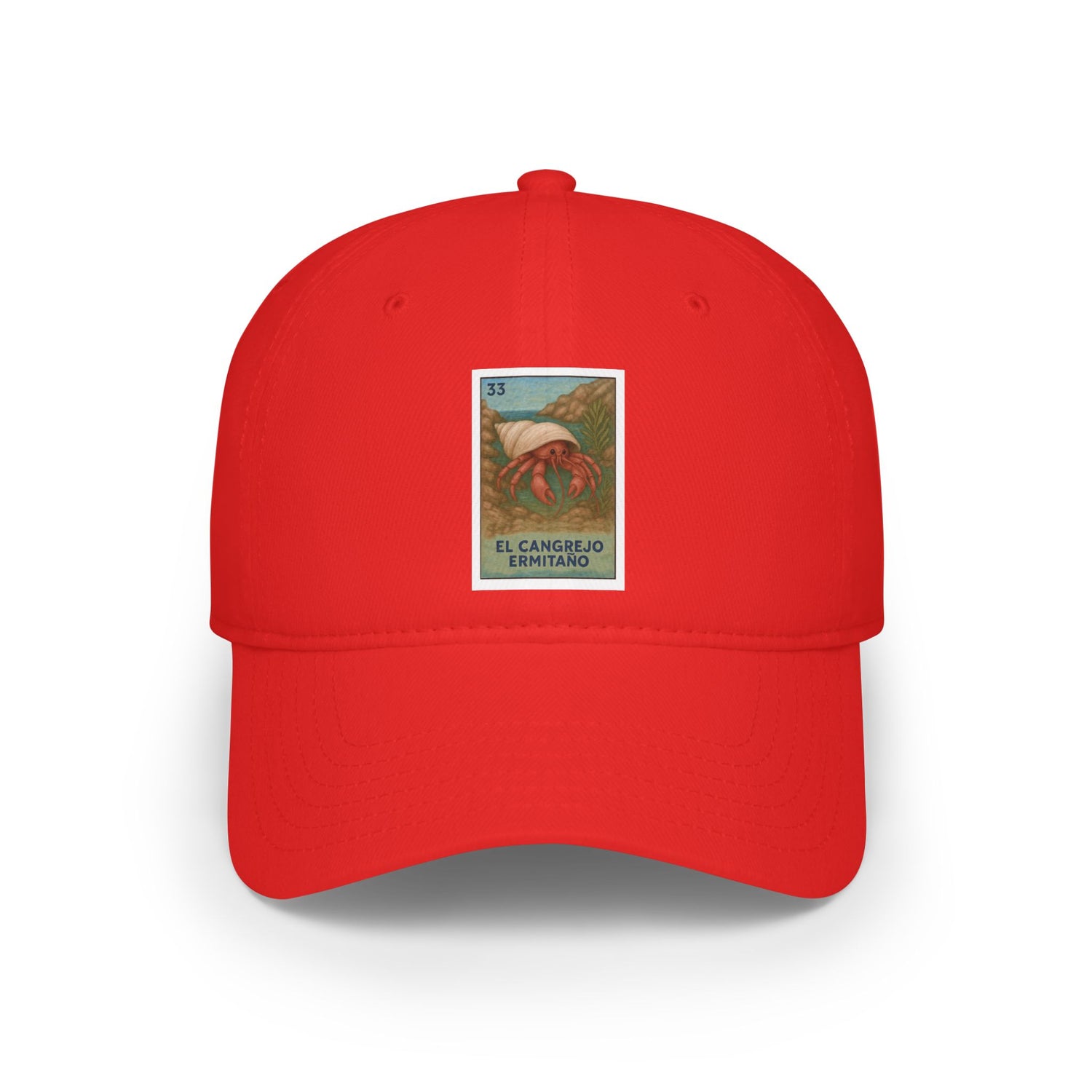 Hermit Crab Lotería Unisex - 100% Cotton Baseball Cap (El Cangrejo Ermitaño)