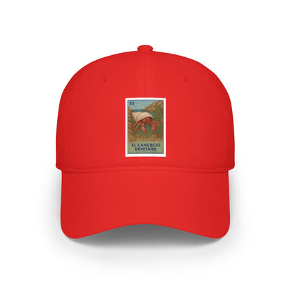 Hermit Crab Lotería Unisex - 100% Cotton Baseball Cap (El Cangrejo Ermitaño)