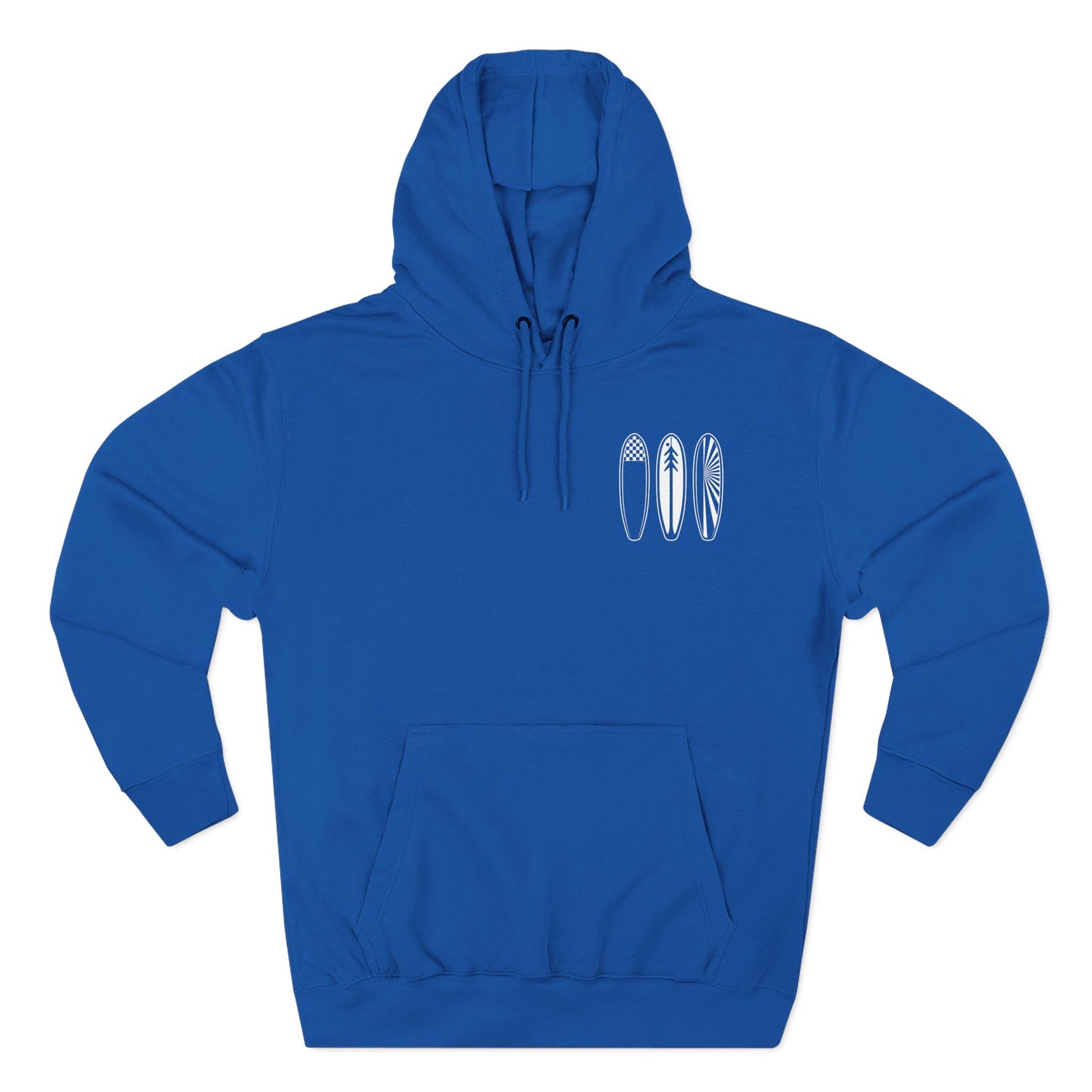 Ventana Three Board - Unisex Pull-Over Cotton Blend Fleece Hoodie