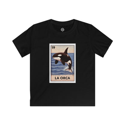 Orca Lotería Kids - Soft Style U.S. Cotton T-Shirt (La Orca)