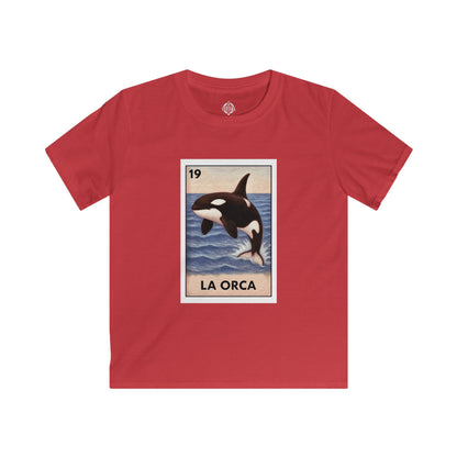 Orca Lotería Kids - Soft Style U.S. Cotton T-Shirt (La Orca)