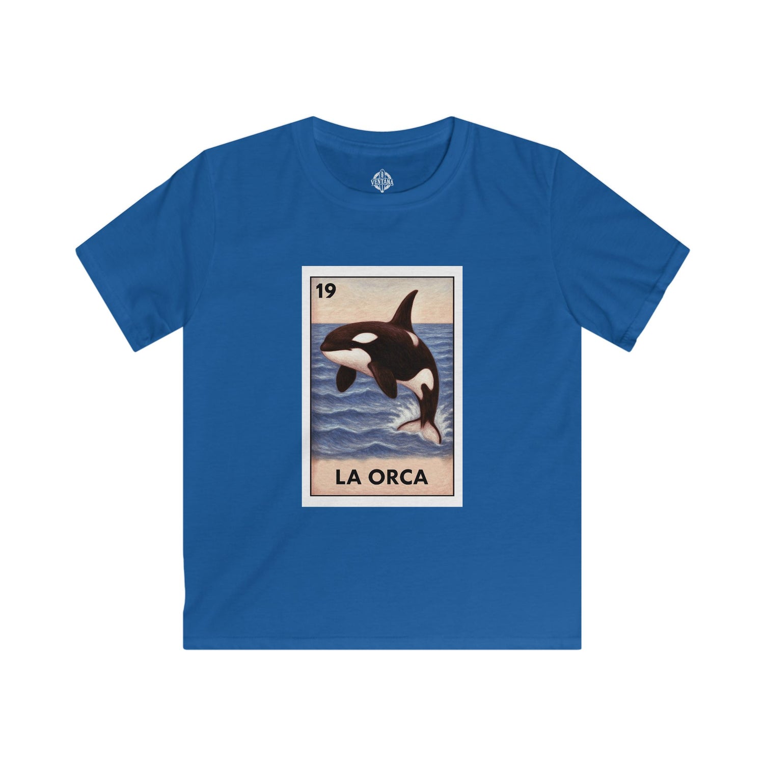 Orca Lotería Kids - Soft Style U.S. Cotton T-Shirt (La Orca)
