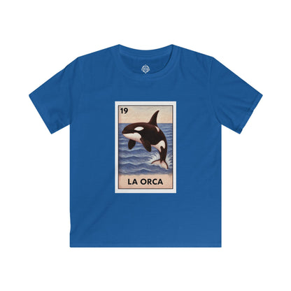 Orca Lotería Kids - Soft Style U.S. Cotton T-Shirt (La Orca)