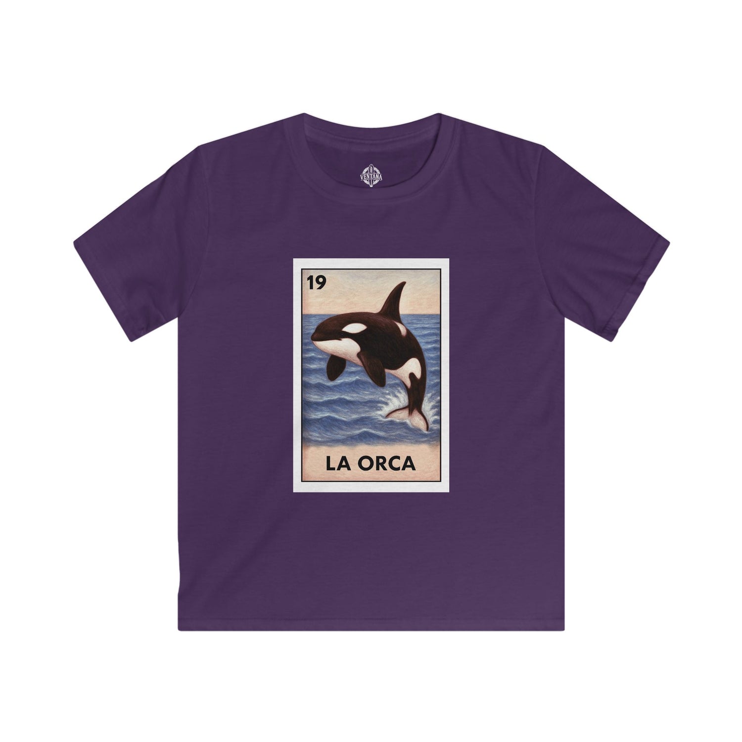 Orca Lotería Kids - Soft Style U.S. Cotton T-Shirt (La Orca)