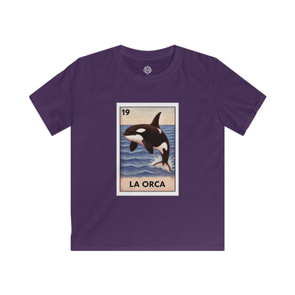 Orca Lotería Kids - Soft Style U.S. Cotton T-Shirt (La Orca)