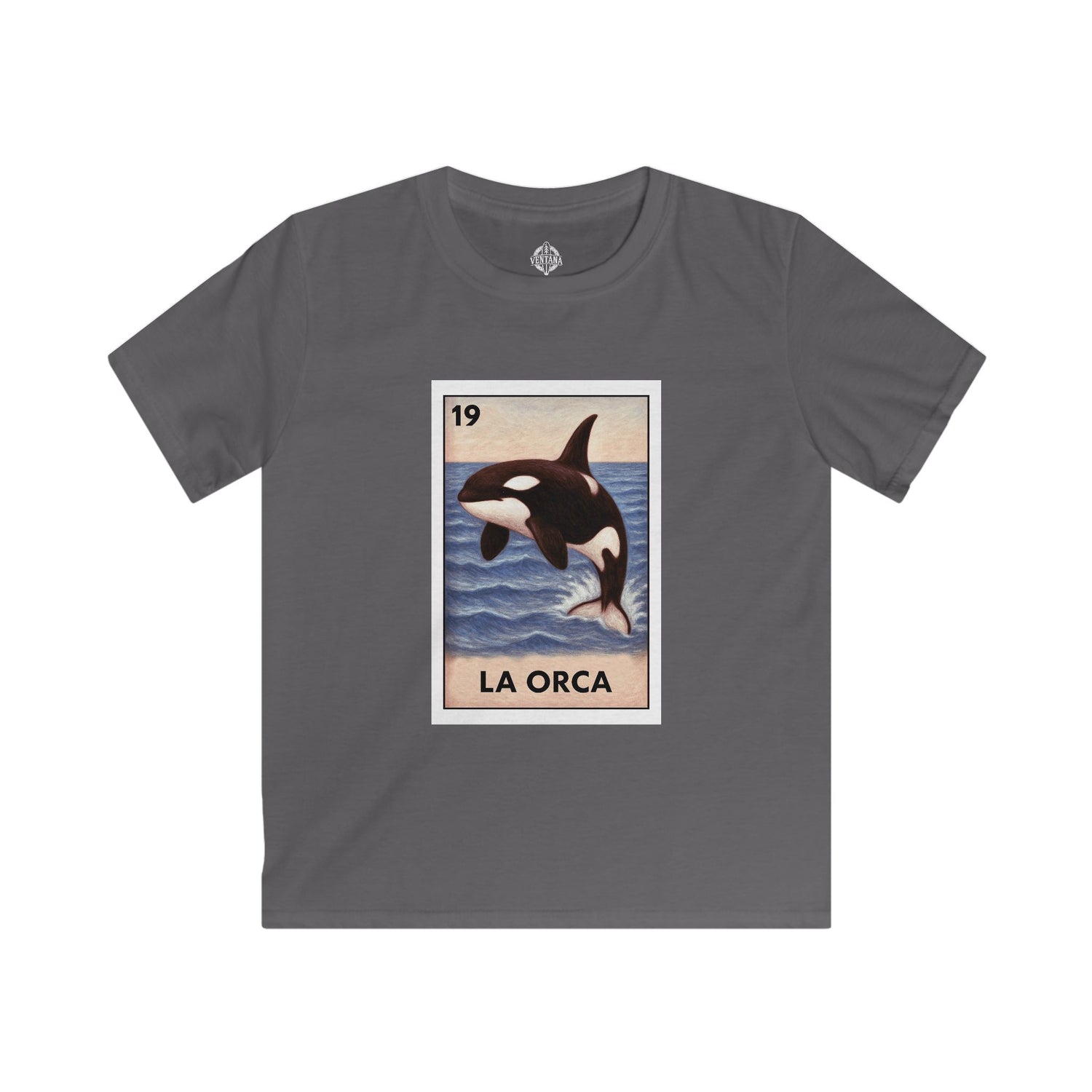 Orca Lotería Kids - Soft Style U.S. Cotton T-Shirt (La Orca)