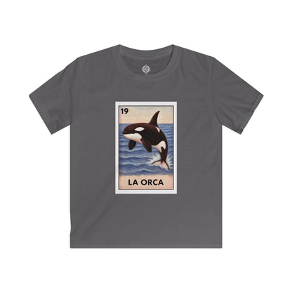 Orca Lotería Kids - Soft Style U.S. Cotton T-Shirt (La Orca)