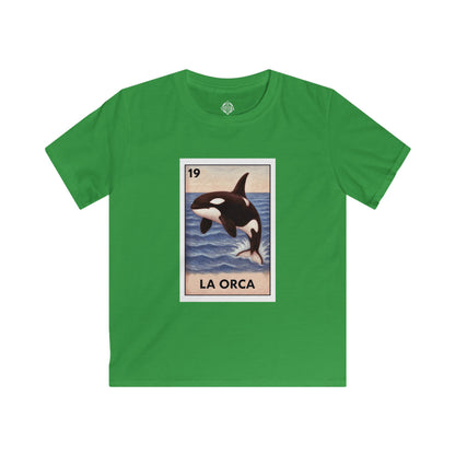 Orca Lotería Kids - Soft Style U.S. Cotton T-Shirt (La Orca)