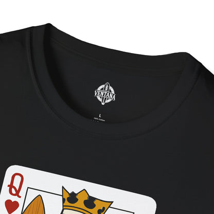 Queen of Hearts Surfer Unisex - U.S. Cotton T-Shirt