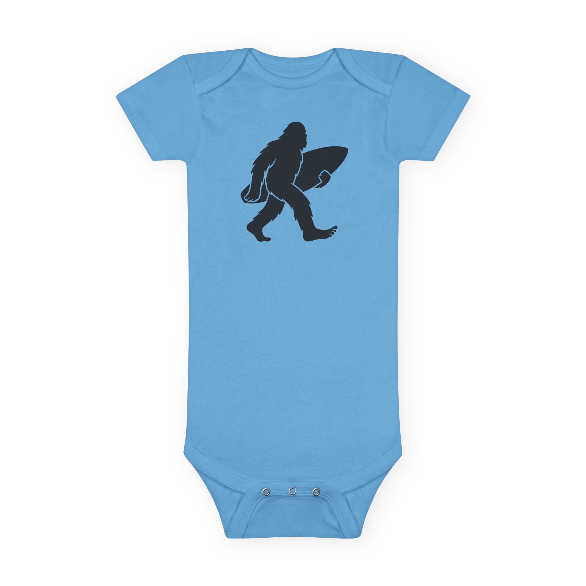 Ventana Surfsquatch - Baby Short Sleeve 100% Cotton Onesie