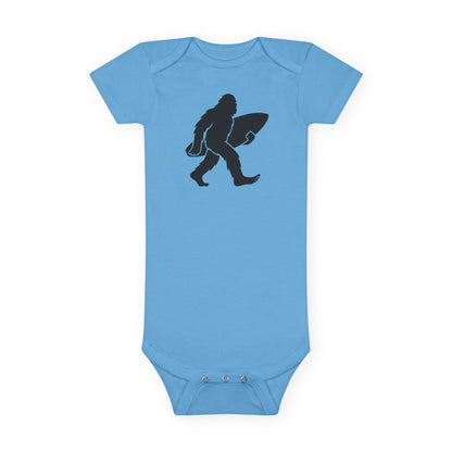 Ventana Surfsquatch - Baby Short Sleeve 100% Cotton Onesie